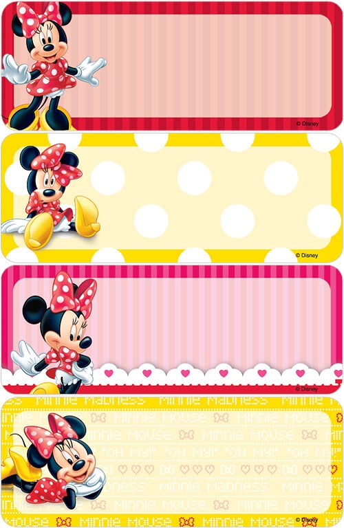 Minnie Mouse Address Labels