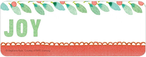 Winter Flourish Address Labels