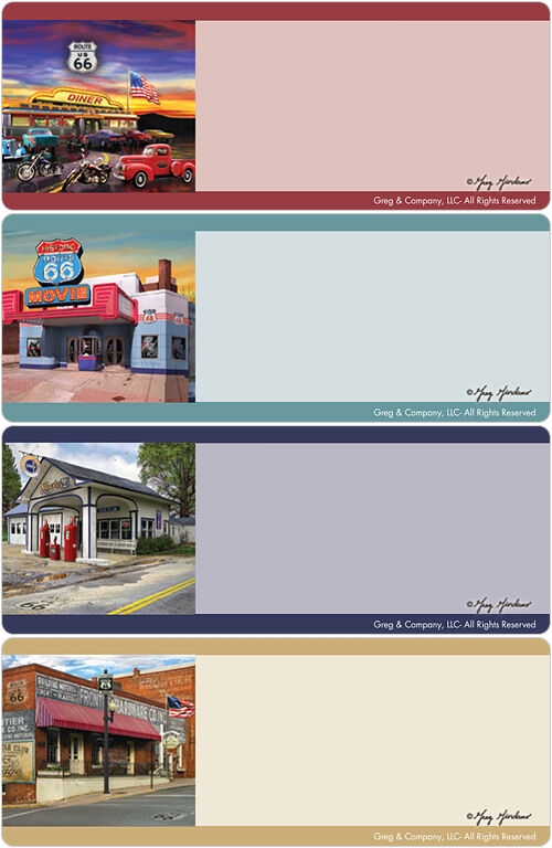 Route 66 Address Labels