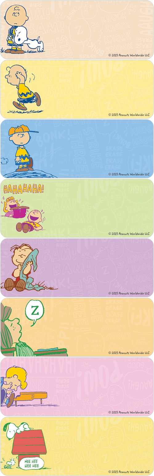 Charlie Brown Address Labels