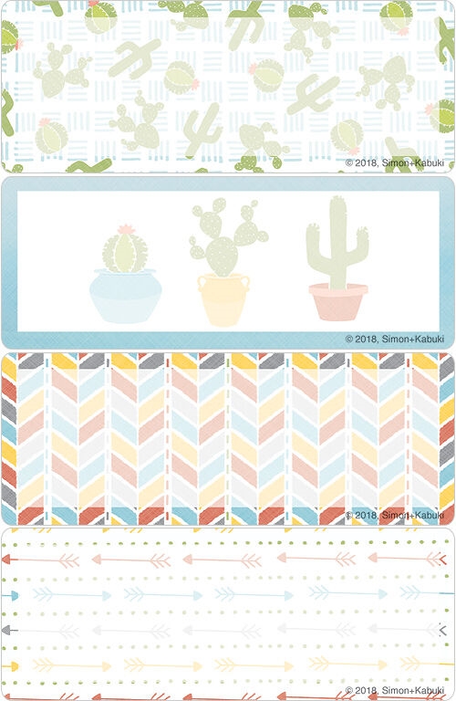 Colorful Cactus Address Labels