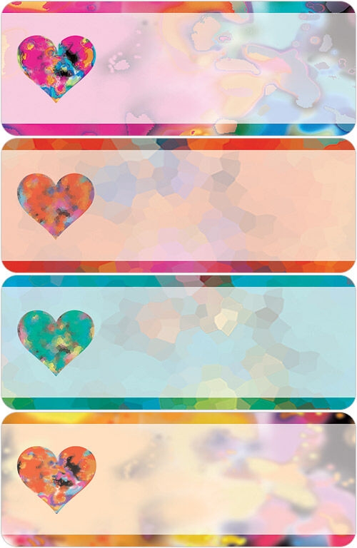 Precious Hearts Address Labels