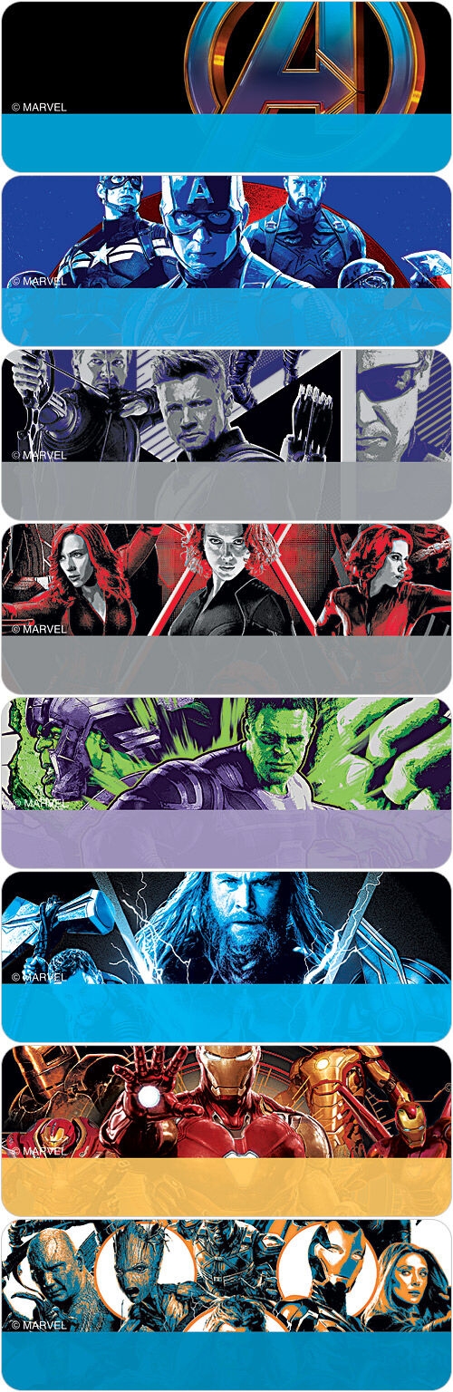 Marvel: The Infinity Saga Address Labels