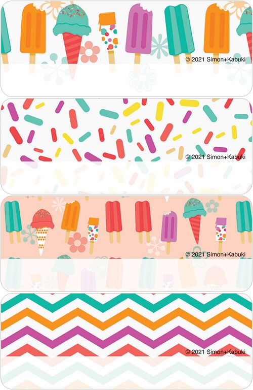 Popsicles Address Labels