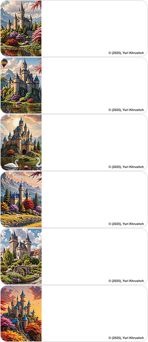 Castles Address Labels