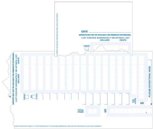 Book Bound Deposit Slips (Deposit Tickets) 