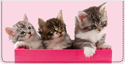 Precious Kittens Leather Cover