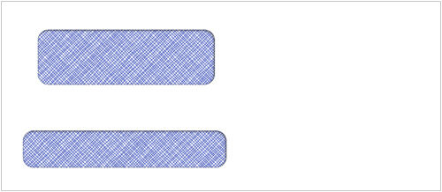 Double Window Envelope 