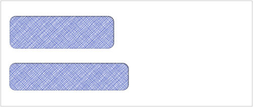 Self Seal Double Window Envelope 