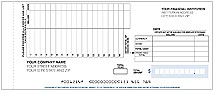 Horizontal Book Bound Deposit Slips (Deposit Tickets)