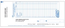 Vertical Book Bound Deposit Slips (Deposit Tickets)