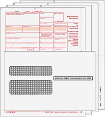 1099 MISC Laser Set 4-part w/env. (Peachtree & Quickbooks Compatible)