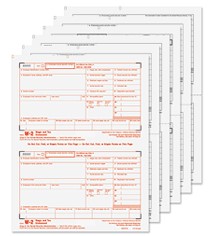 W2 Laser Set 6-part (Quicken & Quickbooks Compatible)