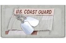 U.S. Coast Guard Leather Cover