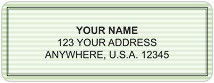 Green Safety Address Labels