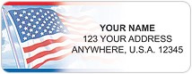 Stars & Stripes Address Labels Thumbnail