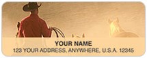 American Cowboys Address Labels Thumbnail