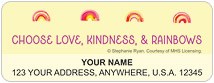 Butterflies & Rainbows Address Labels