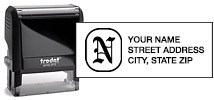 Monogram Address Stamp Thumbnail