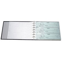 7-Ring Manual Business Check Binder