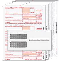 BUNDLE - Laser 1099-NEC (non-employee compensation) 5 part set w/envelopes