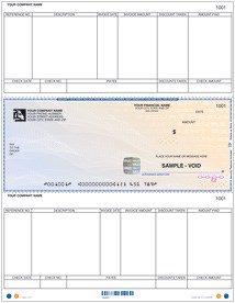 High Security Laser A/P Check Middle (OCReady)